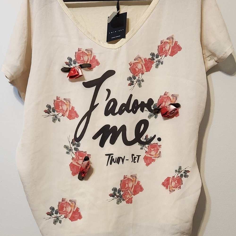 Twin Set shirt NWT 220$ reg price 285$+tx